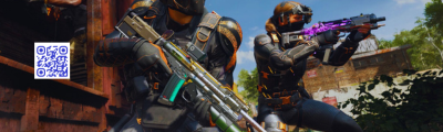 Black Ops 6 Mobile gameplay banner showing intense combat