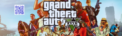 GTA V Mobile gameplay banner showing a high-speed chase in Los Santos