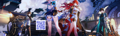 Honkai: Star Rail gameplay banner showing characters on the Astral Express